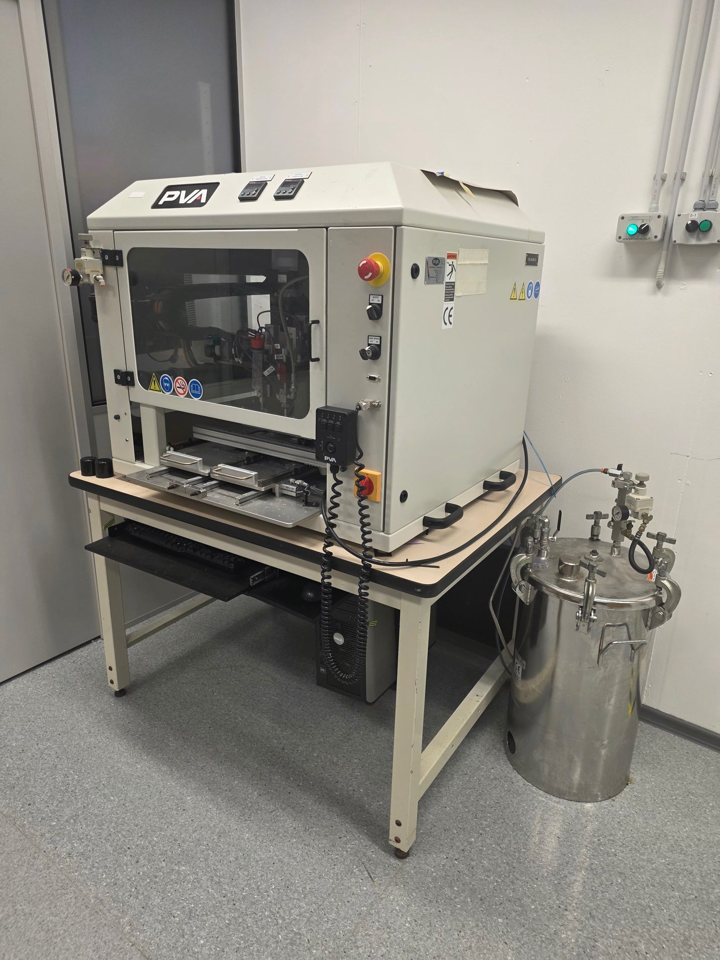 PVA 350, vintage 2009, tabletop coating machine