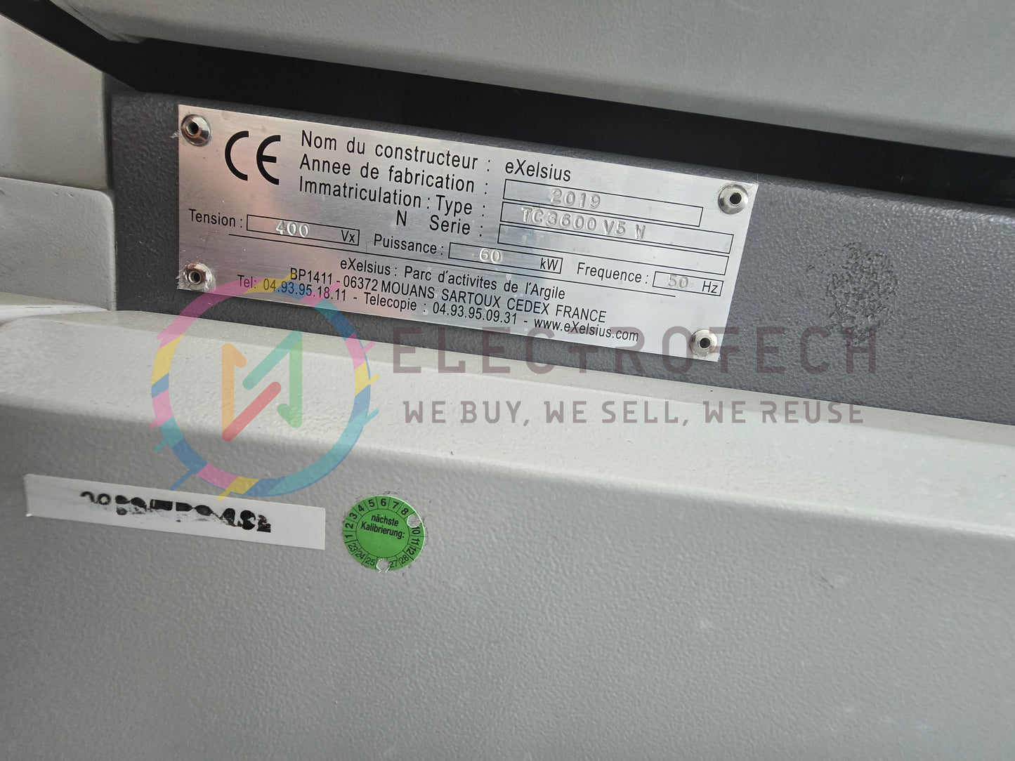 Nordson Exelsius TC3600 V5, UV curing oven, vintage 2019