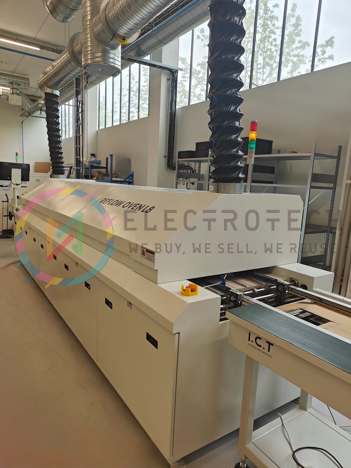 I.C.T L8 reflow oven, vintage 2022