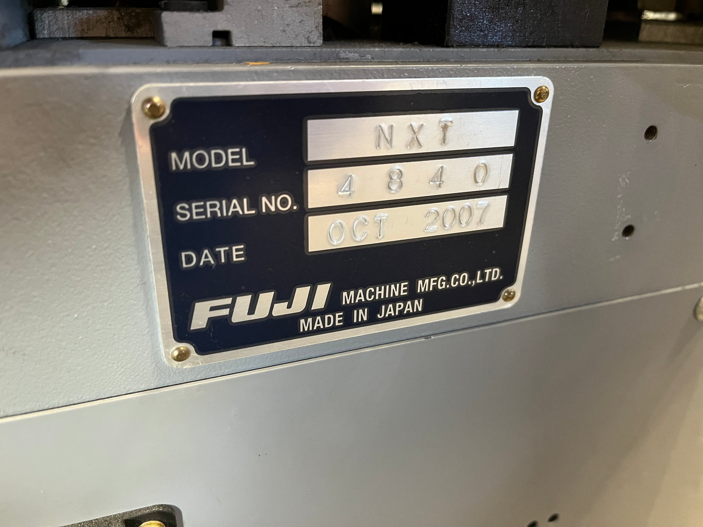 FUJI NXT, vintage 2007