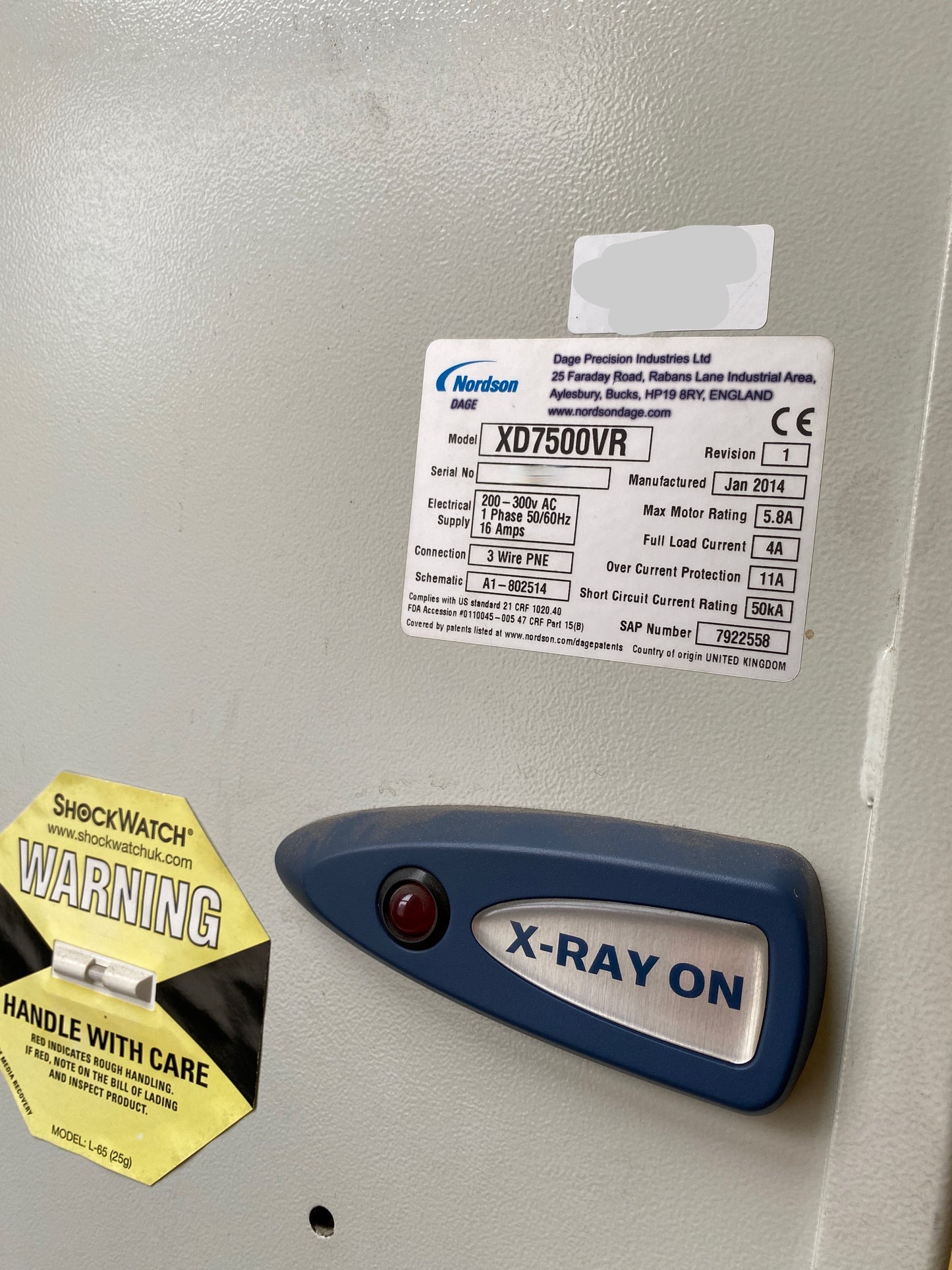 NORDSON DAGE JADE FP, X-ray, vintage 2014