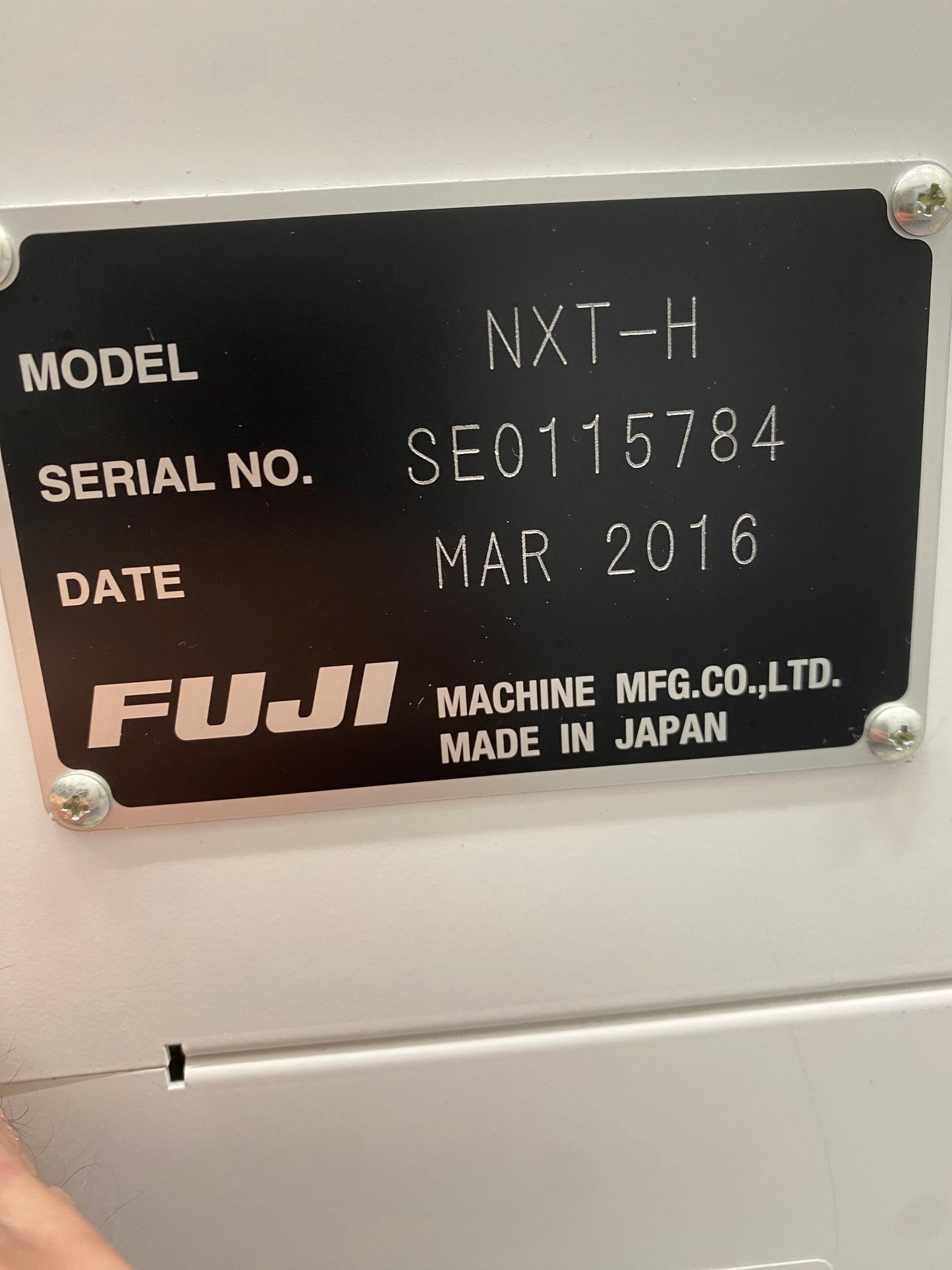 Fuji NXT-H/MWU12i, vintage 2016