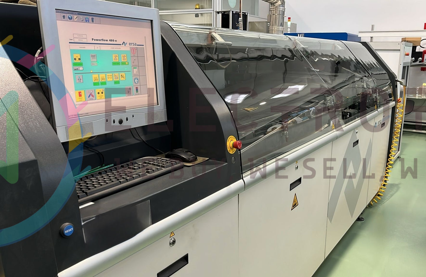 ERSA Powerflow eN2, wave soldering, vintage 2014 + conveyor systems and alloy