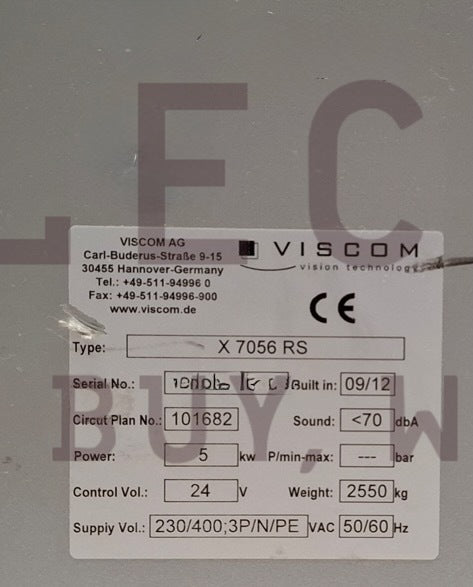 VISCOM X7056RS, AXI, vintage 2015