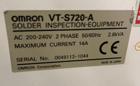 OMRON VT-S720-A, vintage 2013