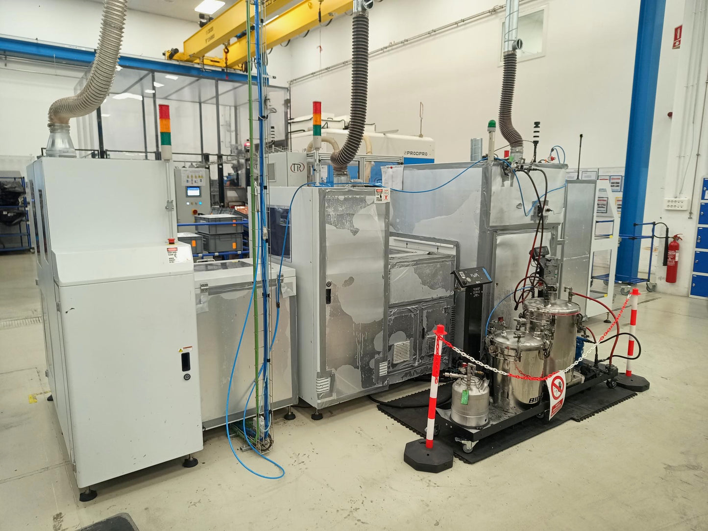 PVA Delta 8 coating/dispensing line with UV oven, vintage 2023